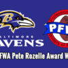 2013 Pete Rozelle Award Winners