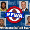 2013 PFWA On-Field Awards Summary 2013 PFWA Award Summary