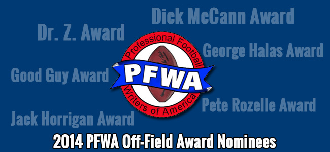 2014 PFWA Off-Field Award Nominees