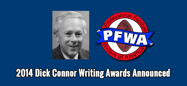 2014 Dick Connor Writing Awards