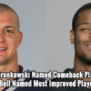 New England’s Gronkowski PFWA Comeback Player of the Year; Pittsburgh’s Bell Most Improved Player of the Year 2014 Comeback Player of the Year