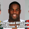 Green Bay’s Rodgers PFWA NFL MVP; Dallas’ Murray OPOY; Houston’s Watt DPOY 2014 PFWA NFL MVP OPOY DPOY