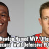 Carolina’s Newton PFWA NFL MVP/Offensive Player of the Year; Houston’s Watt Defensive Player of the Year 2015 PFWA NFL MVP OPOY DPOY