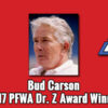 Bud Carson selected as PFWA 2016 Paul “Dr. Z” Zimmerman Award winner 2017 Dr. Z Award