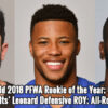 Browns’ Mayfield PFWA Rookie of the Year, Giants’ Barkley Offensive Rookie of the Year, Colts’ Leonard Defensive Rookie of the Year; 2018 All-Rookie Team named 18allrookieteam
