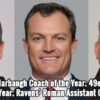 Ravens’ Harbaugh PFWA Coach of the Year; 49ers’ Lynch Executive of the Year; Ravens’ Roman Assistant Coach of the Year 19coachexecasst