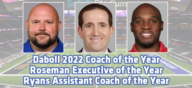 2022 Coach, Executive & Assistant Coach of the Year | PFWA