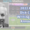 PFWA announces 2022 Dick Connor Writing Awards 22connorwritingawards